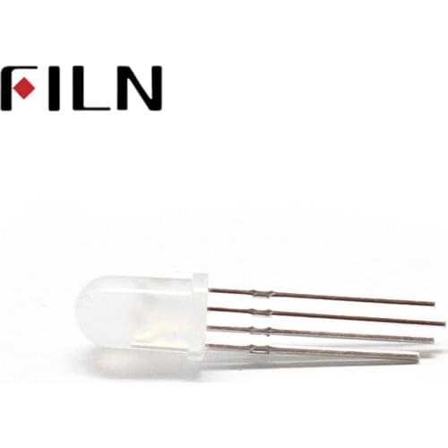 100pcs F5 5mm round hat RGB LED P9823 chipset inside RGB Full color Frosted LED Chips