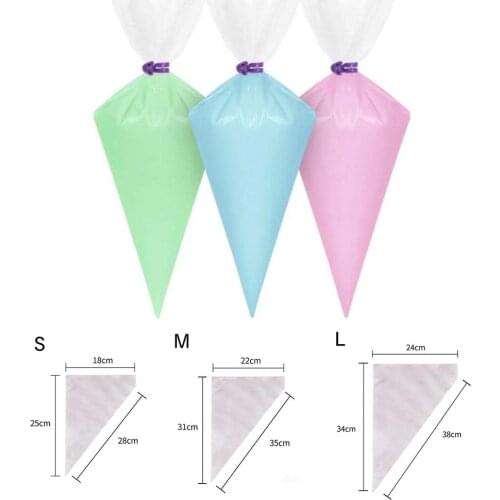 100Pcs/lot Disposable Cake Decorating Bags S/m/l Size Pastry Bag Piping Bag Set Cake Decorating Kitchen Baking Piping Bag Tools