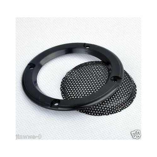 2pcs 2" inch 1# Speaker Grille Metal Mesh Decorative Circle Tweeter Audio Cover