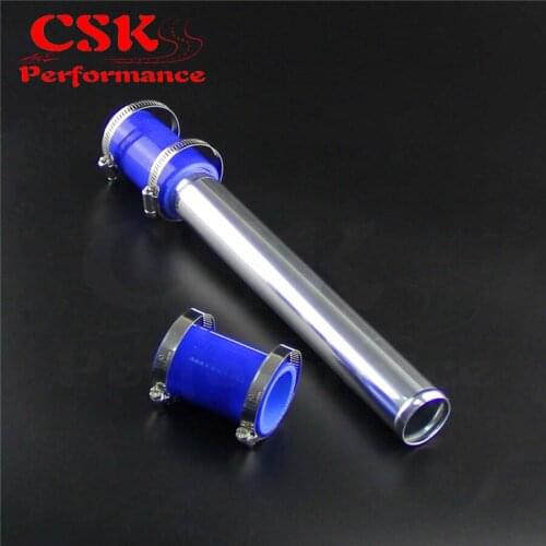 38mm 1.5" Aluminum Intercooler Turbo Pipe Piping Tube+Silicone hose Clamps Kits Black / Blue / Red