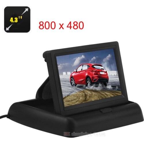 4.3 Inch LCD Monitor 12V Wired 800*480 Portable 3W Digital Display NTSC PAL Auto Parking Rearview Backup