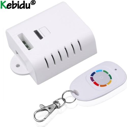 433 MHz Remote Control Switch + RF Relay Receiver AC 85V 110V 220V Wireless RF Transmitter For Light Garage Door Opener