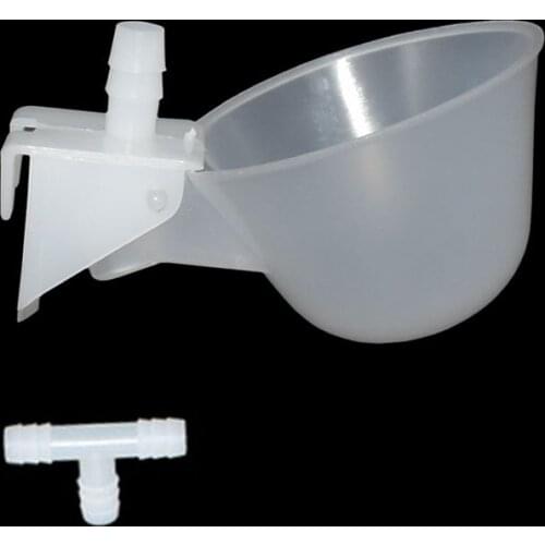 5 sets Animal water bowls 9mm Bird hanging Cup Animal feeder Nipple drinkers Bird Tools Animal supplies