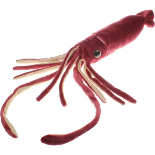 72cm Simulation Cuttlefish Plush Toys Giant Squid Plush Stuffed Toys Cute Sea Animal Fish Plush Dolls Toys For Baby Kids Gift