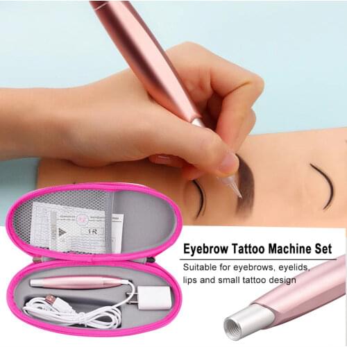 Dermografo Charme Princess Tattoo Pen, Semi Permanent Makeup Microblading Pen for Eyebrow Lip Eyeliner Tattoo Machine Tattoo gun