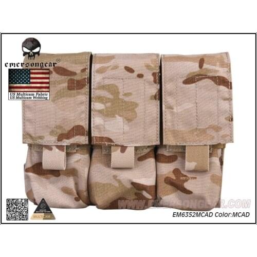 EMERSONGEAR LBT Style M4 Triple Magazine Pouch Combat Molle Tactical Magazine Pouch EM6352