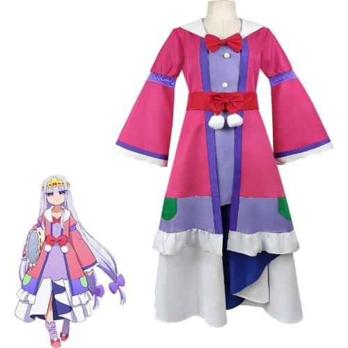 Anime Good Night At Demon Castle Syalis Cosplay Costumes Princess In The Demon Castle Princess Cute Dress Sleepwear Pajamas Wig