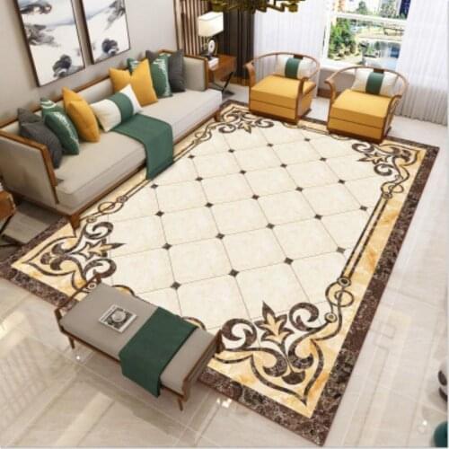 Nordic Living Room Carpet European Luxury Sofa Tea Table Blanket Bedroom Rectangular American Full Room Bedside Blanket