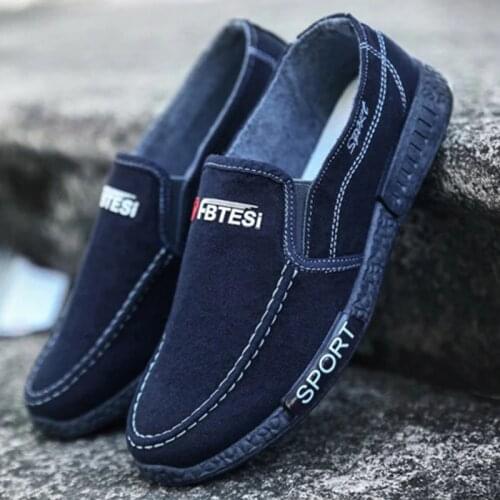 LAKESHI Mens Loafers