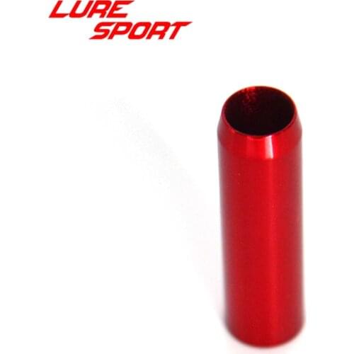LURESPORT 6pcs Aluminum Tube 35mm Reel Seat Part wind check Rod Building Component Repair Fishing rod DIY Accessory