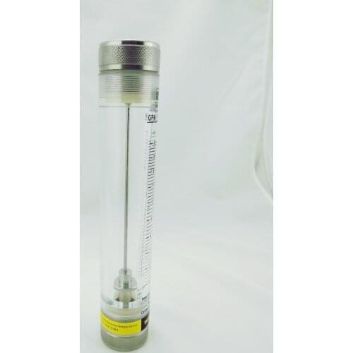 LZM-20G Pipeline /air acrylic rotameter industy flow meter Female or male 3/4"BSP or NPT stainless steel fitting