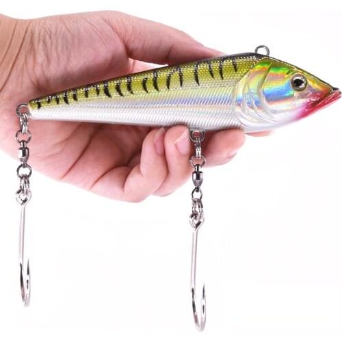 Metal 16cm 125g Killer vibration Large Sinking Rattle Lures with iron plate Lipless Artficial SwimbaitHard Wobbler Fishing Tackl
