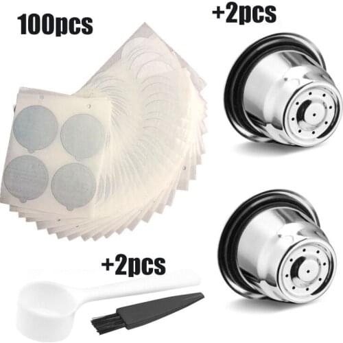 Coffee Capsule Portable Stainless Steel Refillable Reusable Espresso Home Coffee Pod For Nespresso