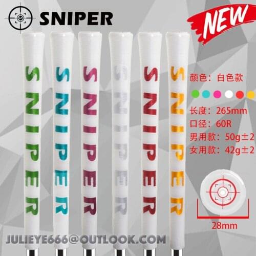 Mens New Golf Grips 13pcs/Lot Crystal Standard Transparent Golf Club Grip For Wood And Irons Black Colors