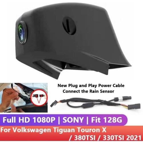 New! Hidden Full HD 1080P Plug and play Car Camera dash cam By APP Control For Volkswagen Tiguan Touron X / 380TSI / 330TSI 2021