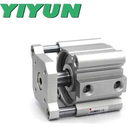 CQMB63-5/10/15/20/25/30/35/40/45/50 YIYUN perform Pneumatic components air tool Compact Cylinder Guide Rod Type CQM series