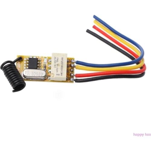 Relay Remote Switch DC3.7V 4.2V 5V 6V 7.4V 8.4V 9V 12V Output 0V Dry Contact Relay Switching Value NO COM NC 315MHz 433MHz