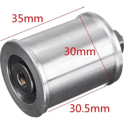 DIY Abrasive Tool 30mm Belt Sander Conveyor Driving Wheel For 5/6/8/10mm Motor Spindle Belt Power Wheel Aluminum Alloy