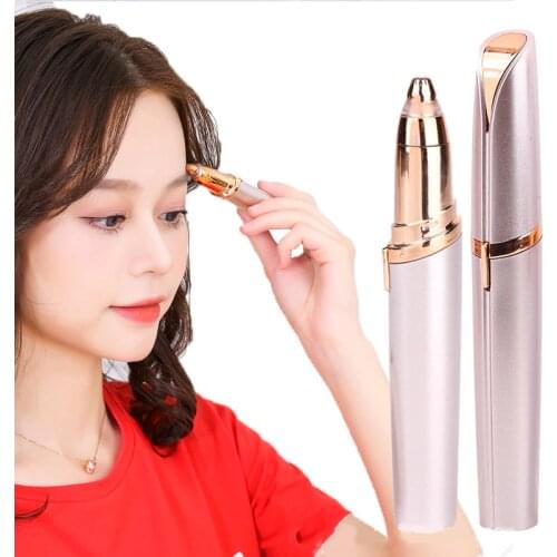 Eyebrow Hair Remover Epilator Mini Eyebrow Shaver Razor Painless Personal Face Care Mini Instant Hair Remover Massage E