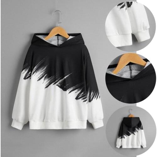 Toddler Baby Boys Girls Hoodies Winter Kids Clothes Cotton Print Hooded Pullover Sweatshirts Fall Childrens Clothing 7 8 9 14Y