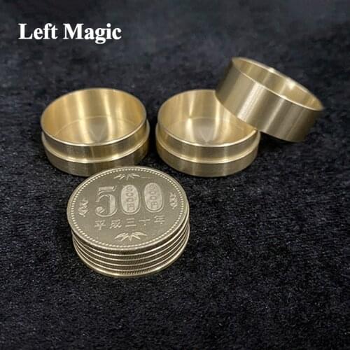 Japan 500 Yen Dynamic Coins Magic Tricks Magician Appear Vanish Coin Magia Close Up Illusion Props Gimmick Easy To Do Toy