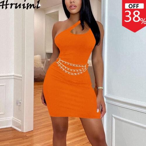Dress 2021 Solid Color Off Shoulder Sexy Fashion High Waist Summer Party Bodycon Dress Elegant Hot Sale Club Dresses for Women