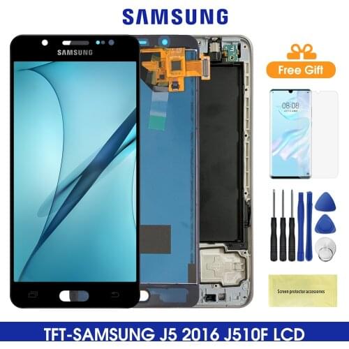 J510 Lcd For Samsung Galaxy J5 2016 J510 LCD Display Touch Screen Digitizer Assembly For J510 J510F J510FN J510M J510Y J510G