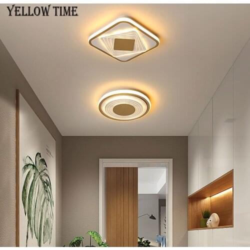 Gold Aisle Lamp Modern LED Ceiling Light Home Lighting Fixtures For Living room Bedroom Dining room Corridor Light Ceiling Lamps