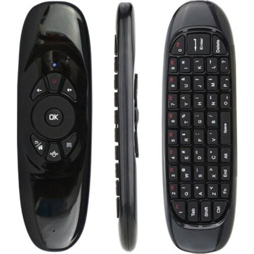 1PCS C120 2.4 Remote Control Air Mouse Wireless Keyboard For KODI Android Mini TV Box