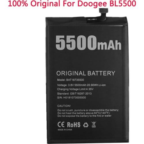 100% Original BAT18735500 battery 5500mah for Doogee s55 s55Lite Cellphone batteries Doogee s55 battery