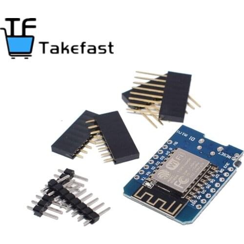 100pcs D1 mini - Mini NodeMcu 4M bytes Lua WIFI Internet of Things development board based ESP8266 WeMos