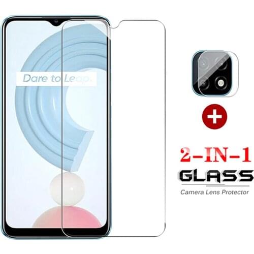 2-in1 Camera Tempered Lens For Realme C21 Screen Protectors Film For Oppo realme c21 realmy realmi c21 Front Camera Lens Film HD