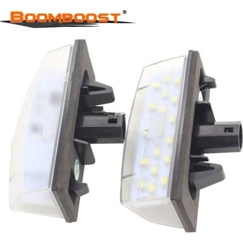 Car LED License Plate Lights For Toyota Prius ZVW30/Venza/Matrix/Lexus CT200H 12V 2X/2pcs SMD3528 LED Number Plate Lamp Bulb Kit