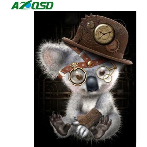 AZQSD Diamond Painting Full Square Koala Embroidery Sale Animal Rhinestones Handicrafts Home Decor Gift 5d Diy Needlework