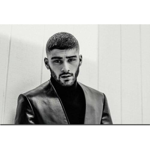 B002 Zayn Malik English Singer R&B Music Singer Star Silk Cloth Poster Art Bedroom Decoration