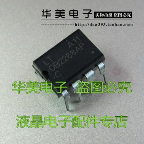 Free Delivery.OB2268AP Genuine LCD power management chip DIP8