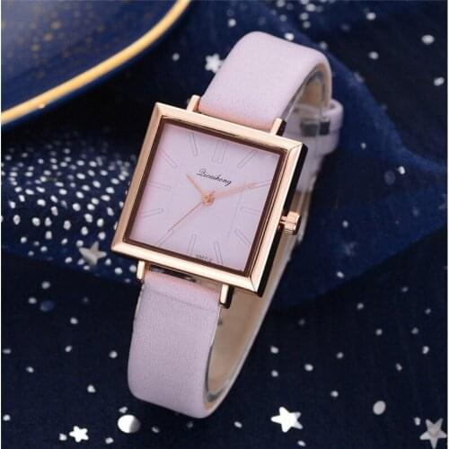 BOLIBEI Ladies Watch With Leather Strap