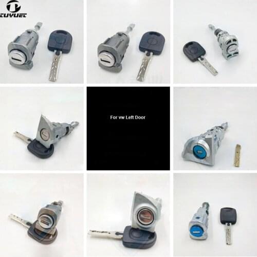 Car Lock Cylinder for VW Passat Left Door Golf 7 Lamando Sokda Bora Sagitar Touran Auto Door Ignition Lock Cylinder