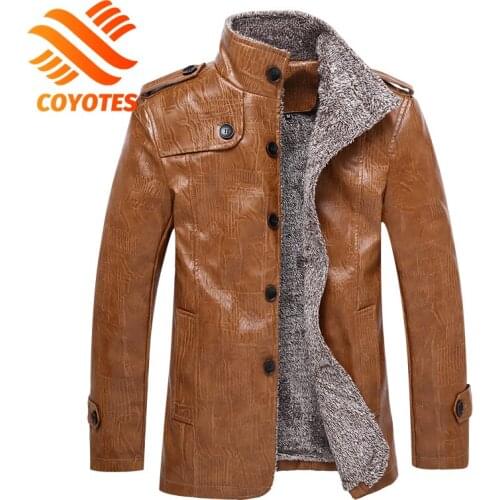 Мужские куртки из искусственной кожи COYOTES China At AliExpress