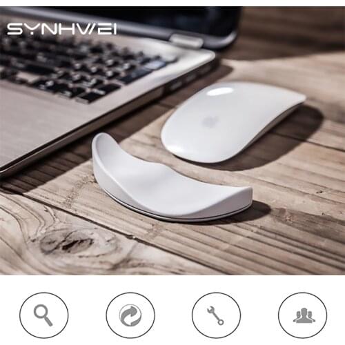 Ergonomic Mouse Pad Silicon Gel Streamline Wrist Rest Non-slip Support Silicone Wrist Rest Vertical Mat Computer Mousepad