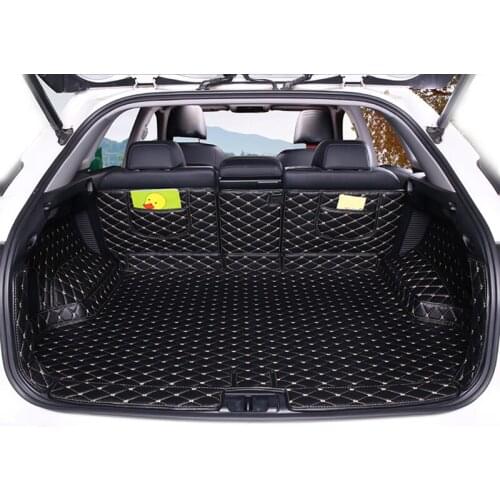 LIGOLIGO leather car trunk mats for Lexus RX NX RX300 RX450H NX200 NX300h 5 seats 2016-2019 years auto accessories