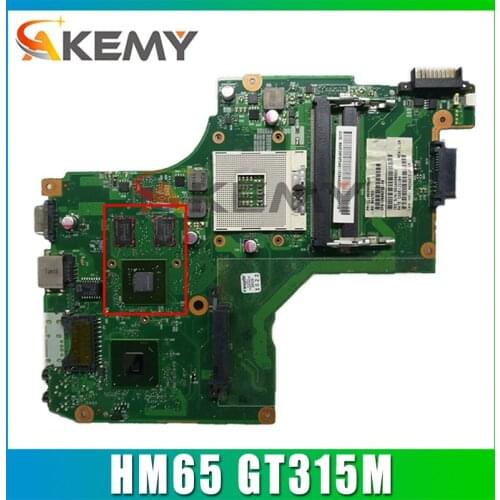 AKEMY 6050A2448001-MB-A02 CT10RG PN 1310A2448004 SPS V000238080 for toshiba satellite C600 C640 Motherboard HM65 GT315M