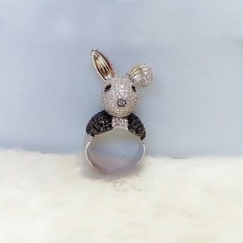 Designer Fashion 925 Sterling Silver Jewelry 3A Cubic Zirconia Party Ring