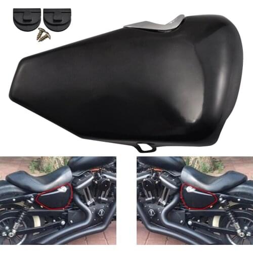 Motorcycle Metal Black Right Side Fairing Battery Cover Panel Protection Guard For Harley Sportster XL 883 XL1200 14-Up