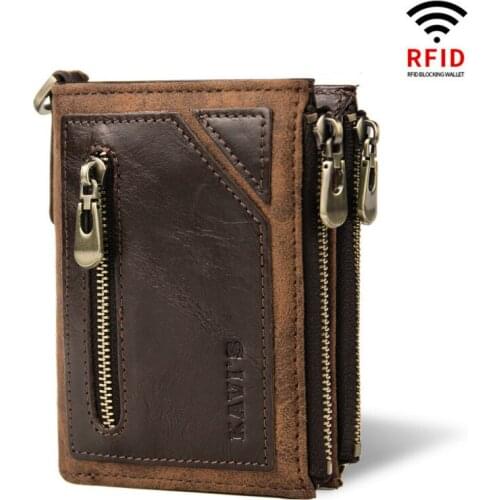 Fashion Short Wallet Male Genuine Leather Men Solid Money Wallet Casual Coin Purse Card Holder Mens Clutch Zipper Bag Carteira