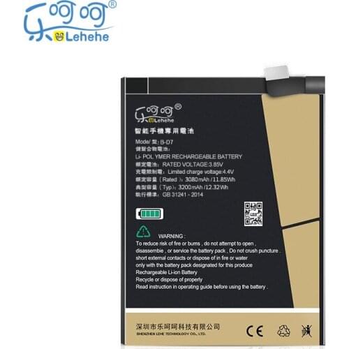 Original LEHEHE Battery for VIVO X21 X21A B-D7 3200mAh smartphone Replacement Batteries with Tools Gifts