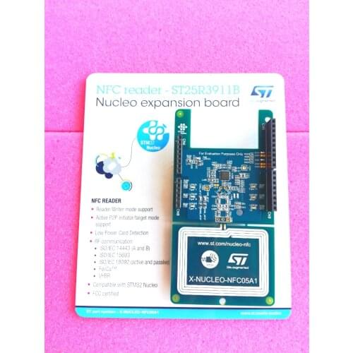 Spot X-NUCLEO-NFC05A1 ST25R3911B expansion board NFC card reader