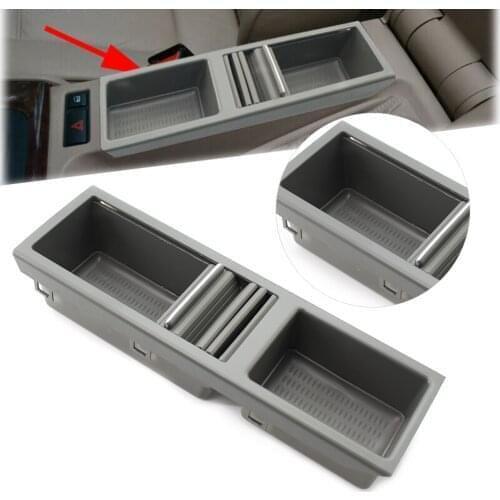 Grey Car Front Center Console Storage Drink Cup Holder 51167038323 For BMW E46 3 Series 1999 2000 2001 2002 2003 2004 2005