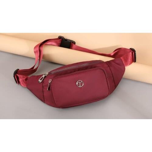 Womens Fashion Pack High Quality Nylon Waist Bag Shoulder Crossbody Chest Bag Female Belt Bag Handbag Backpack Satchel