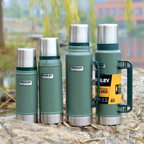 Thermos Cup Water Bottle Water Cup Classic Series Office Outdoor Vehicle Cup stainless steel Bottle QZL106